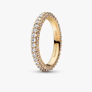 Pandora Gold Timeless Pave Ring